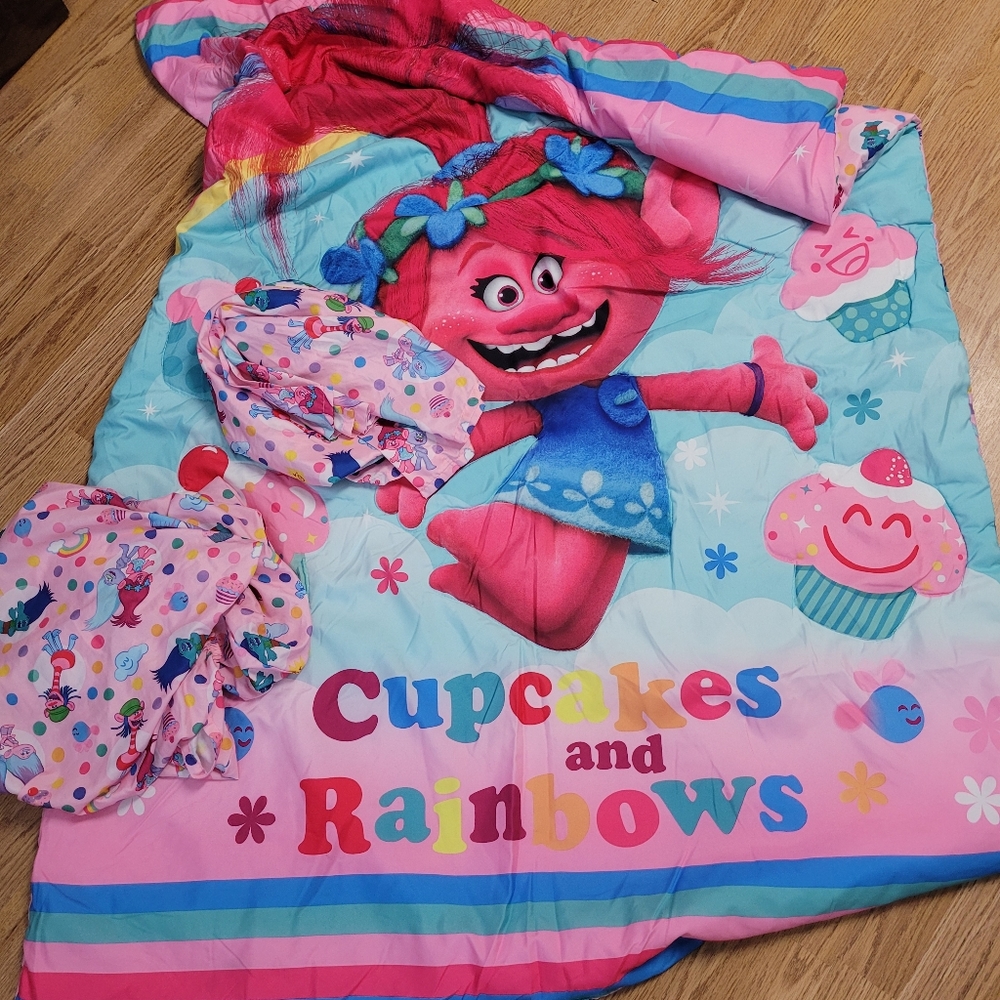 Trolls toddler bedding